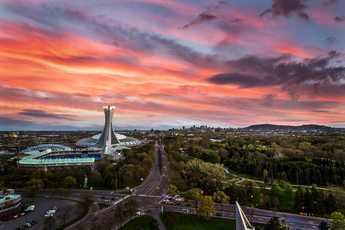 Vue depuis la terrasse sur le toit | View from the rooftop terrace