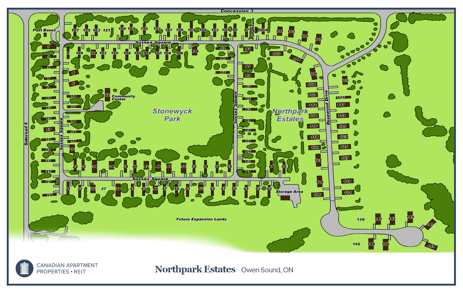 Northpark Estates and Stonewyck Park Canadian Apartment Properties REIT