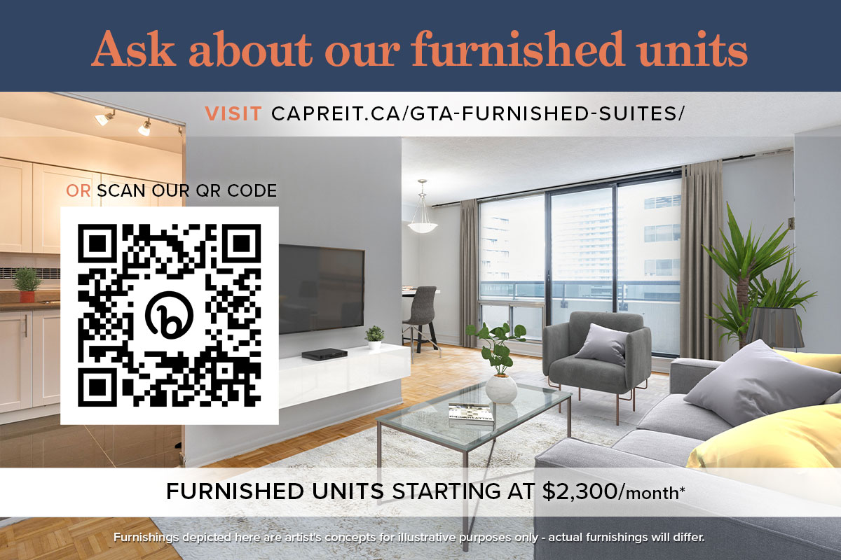Ask about our furnished suites