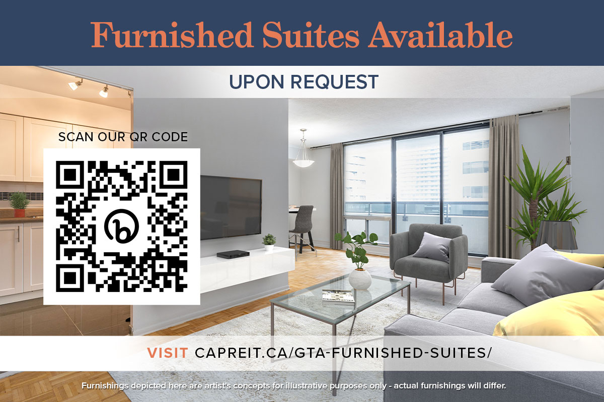Ask about our furnished suites